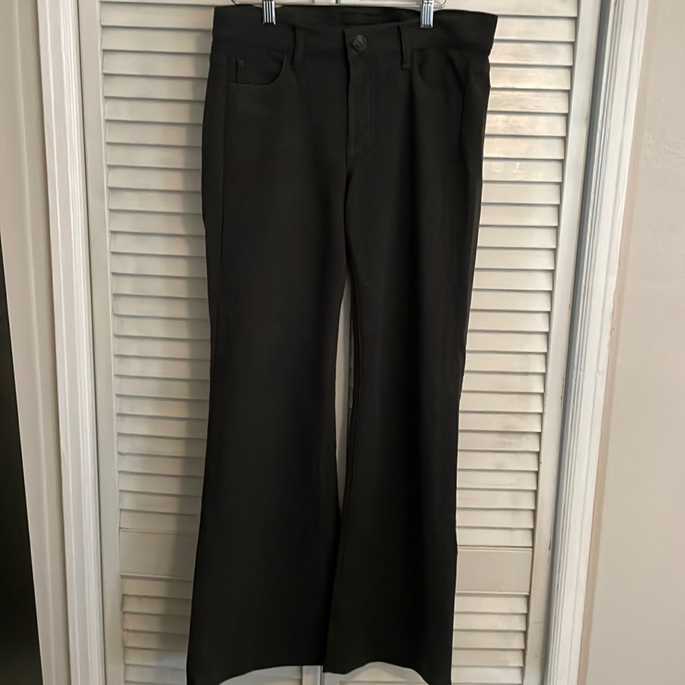 NWOT TAG Elemental Flared Dark Gray Pants, Size 28
